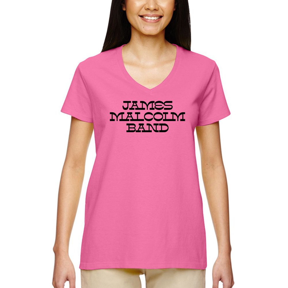 Short Sleeve Woman's Deep V Neck Tee